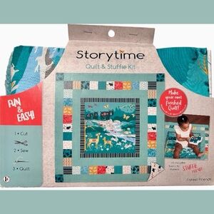 "STORYTIME" QUILT & STUFFIE KIT - NIP & CUTE!